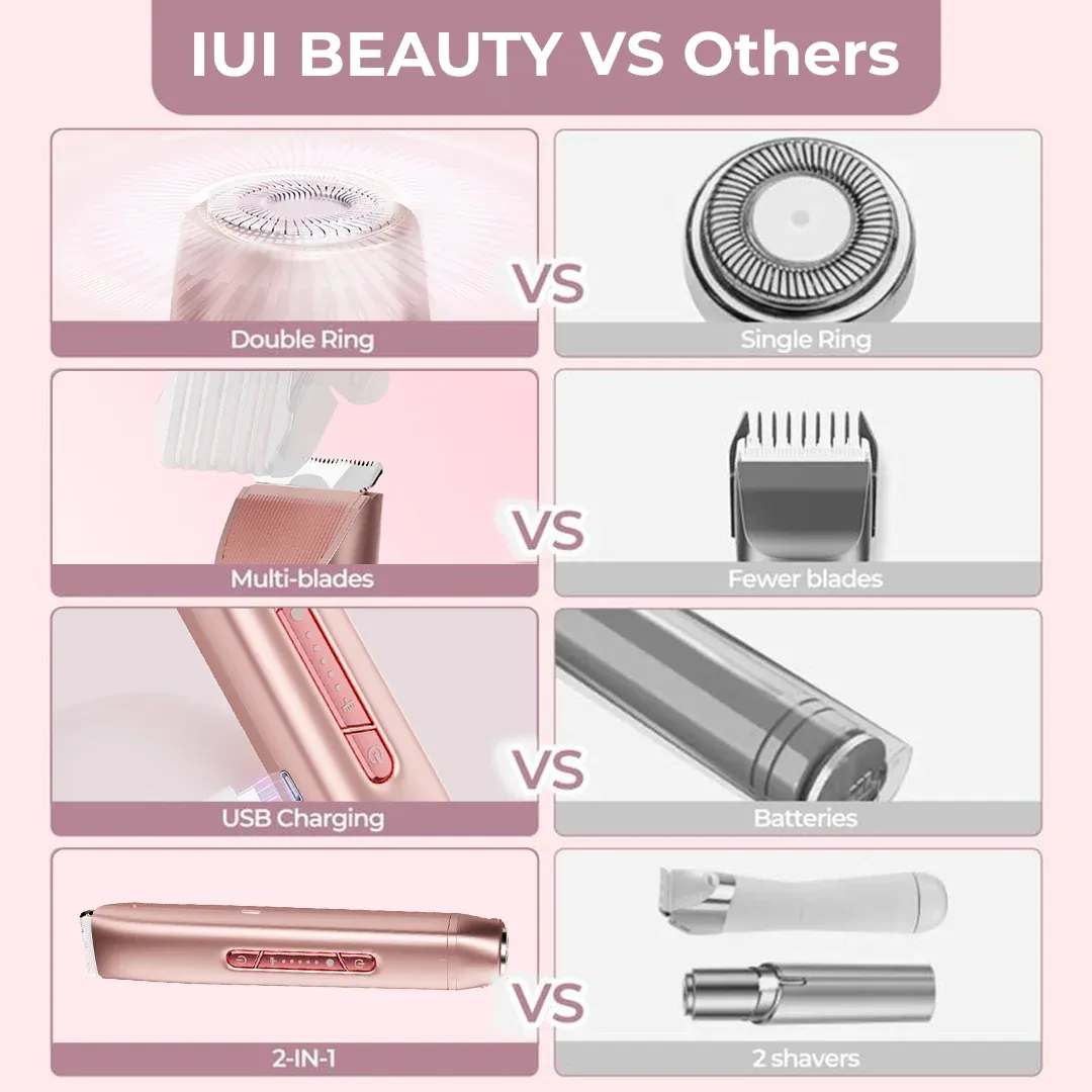 2-in-1 Bikini Hair Trimmer Women’s Body Shaver