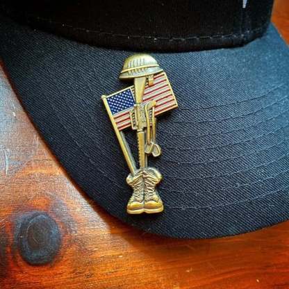 Handmade Soldier Memorial Pin