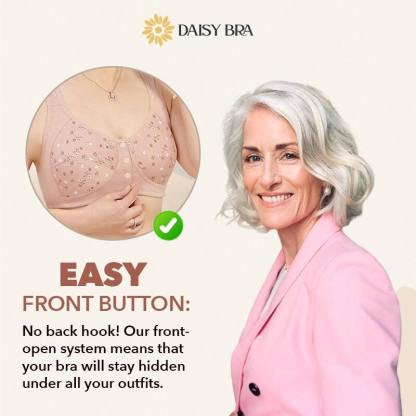 Daisy Bra -Comfortable   Convenient Front Button Bra