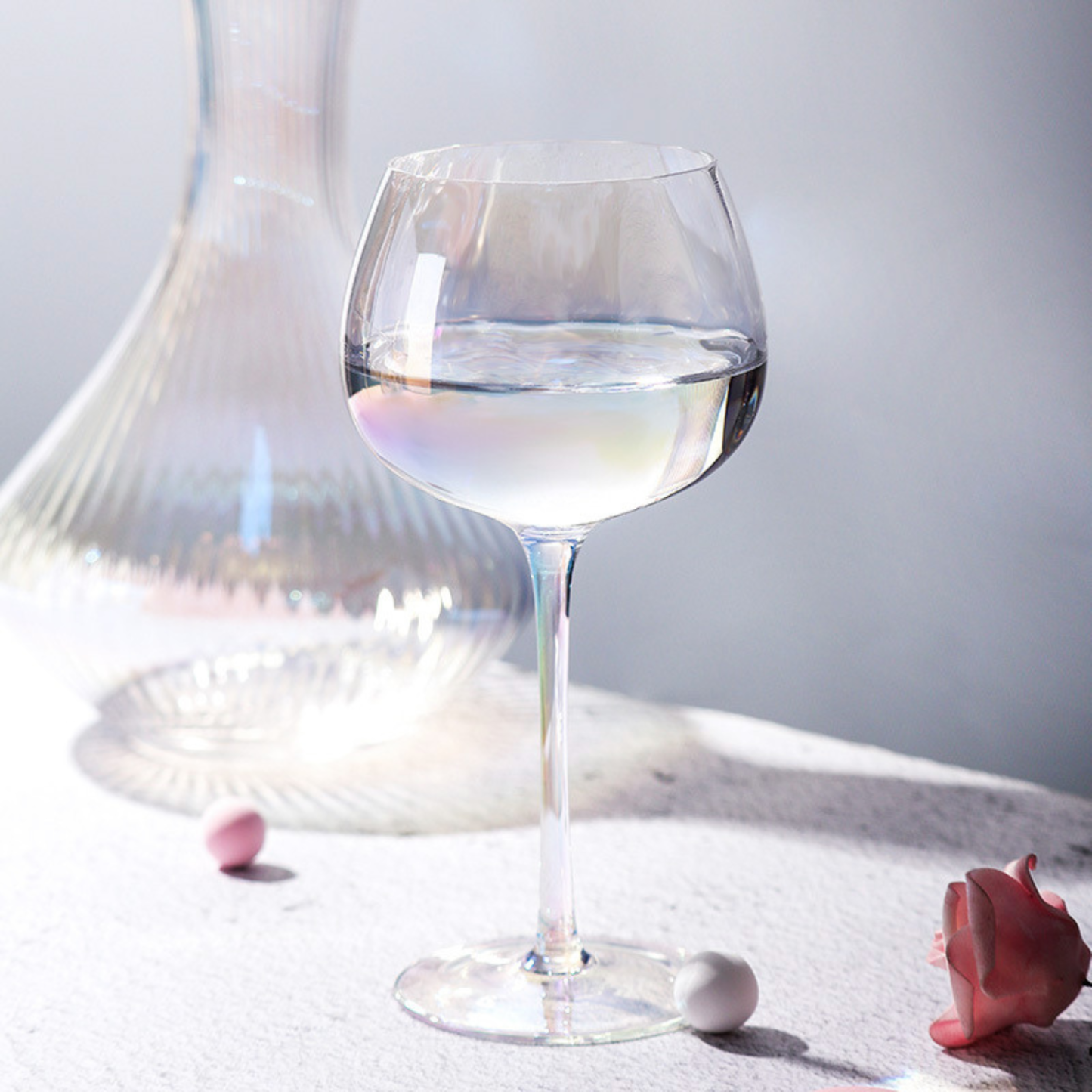 Crystal Glass Red Wine Glass Set Home Rainbow Goblet Ins Champagne High Value Cocktail Glass Wine Cocktail-glass Kitchen Bar-Wildvoy