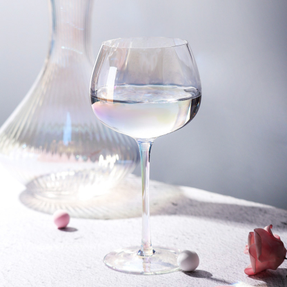 Crystal Glass Red Wine Glass Set Home Rainbow Goblet Ins Champagne High Value Cocktail Glass Wine Cocktail-glass Kitchen Bar-Wildvoy