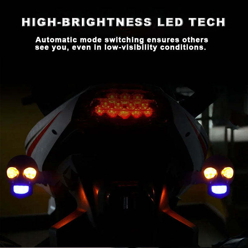 💀 Skull LED Turn Signal Lights