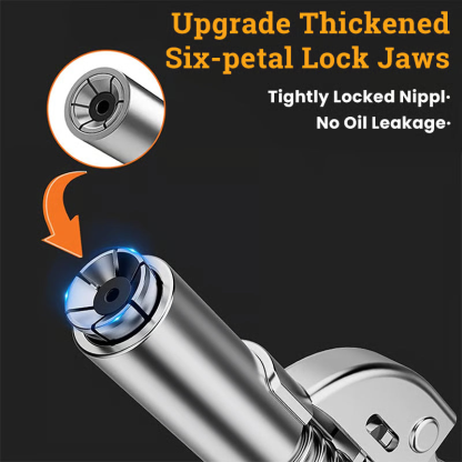 High Pressure Quick Release Grease Coupler