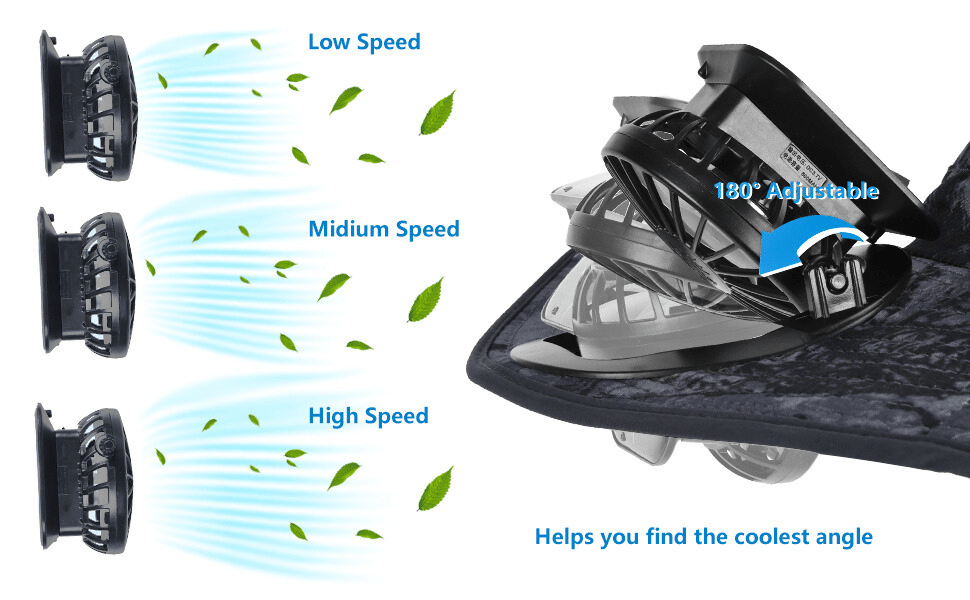 fishing hat with solar fans  wide brim solar fan outdoor fishing hat-solar & usb charging