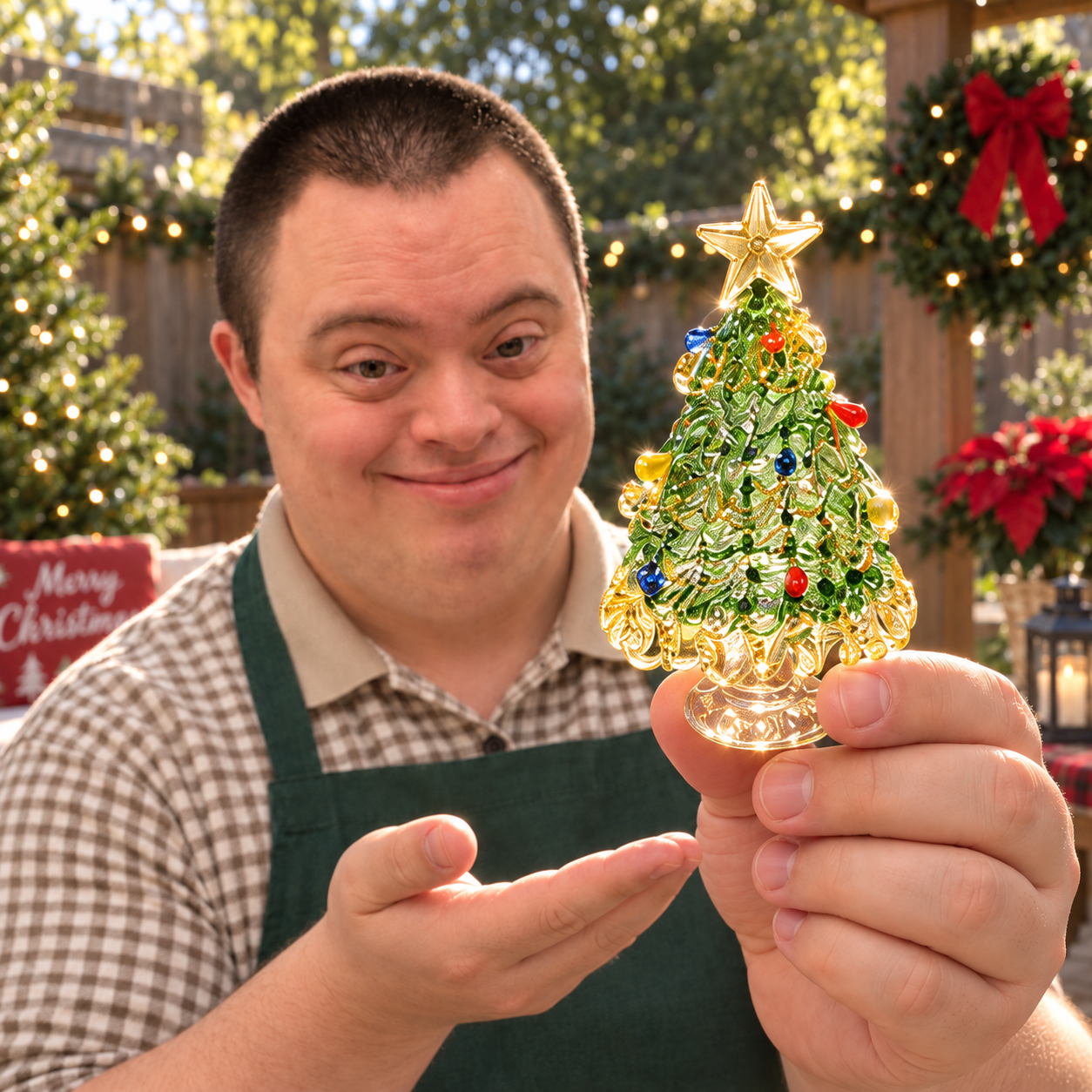🎄100% Handmade Glass Wish Christmas Tree  - The Best Christmas Gift