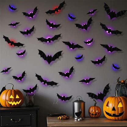 LED Bat Wall Sticker