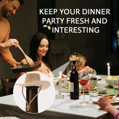 Cowboy Hat Bottle Stopper