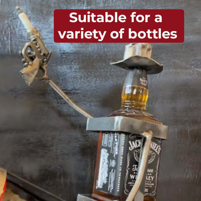 Skull Coke and Wine Bottle Stand