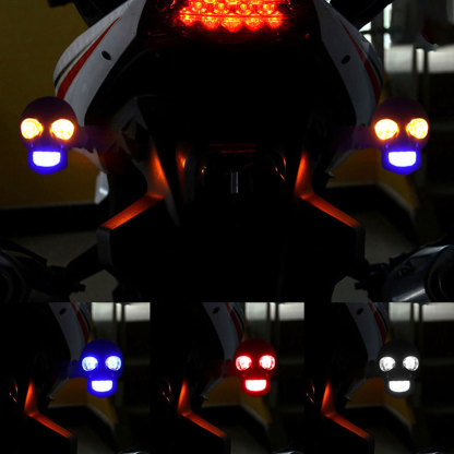 💀 Skull LED Turn Signal Lights