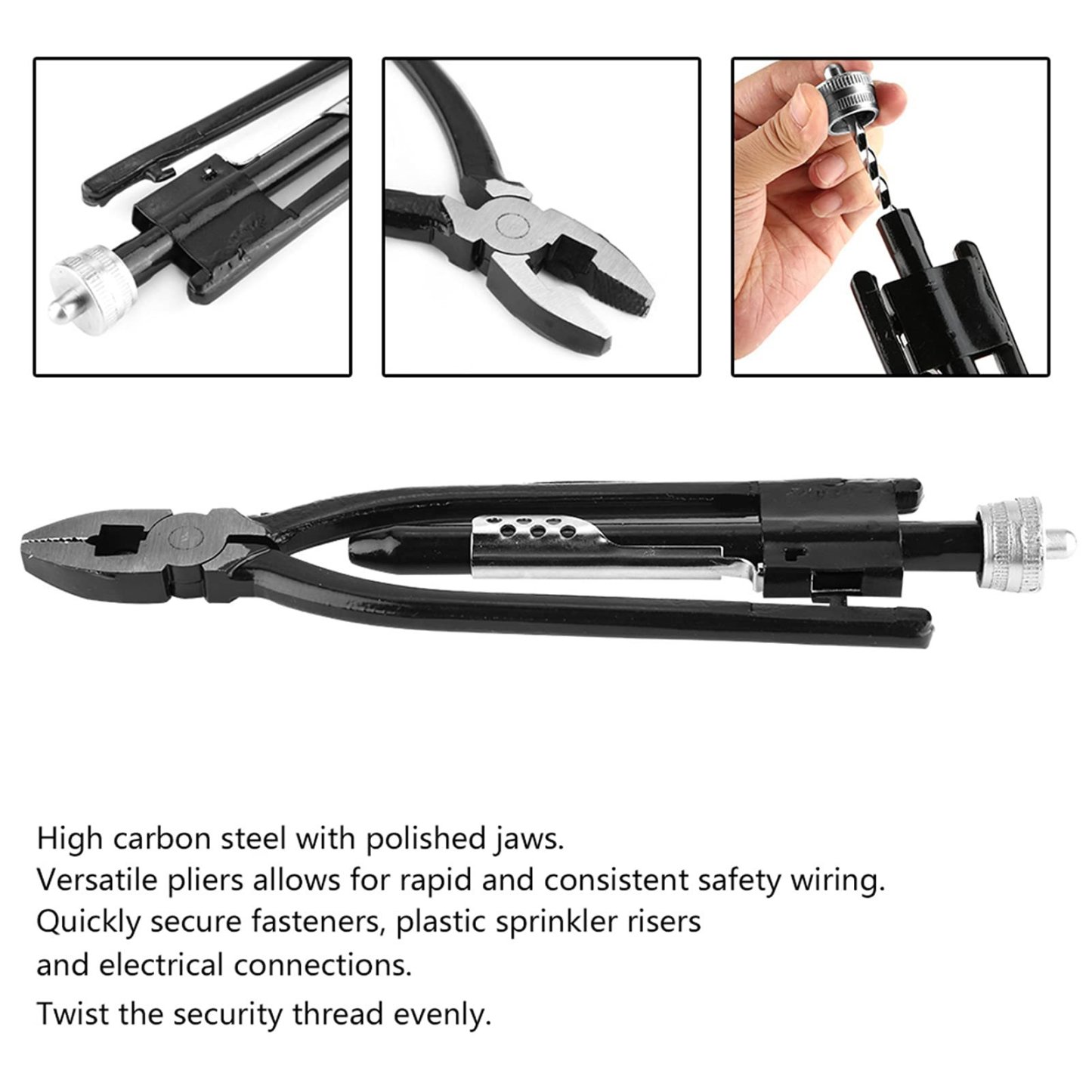 🛠️ Heavy-Duty Lock Wire Twisting Tool – Professional Precision Safety Fastening Pliers