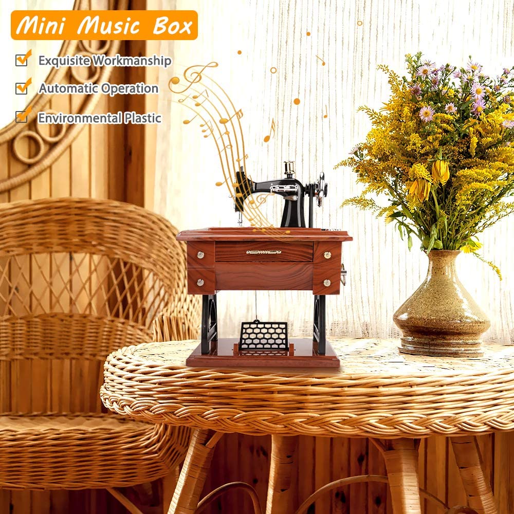 FLASH SALE 49% OFF💥Vintage Sewing Machine Design Music Box🎶