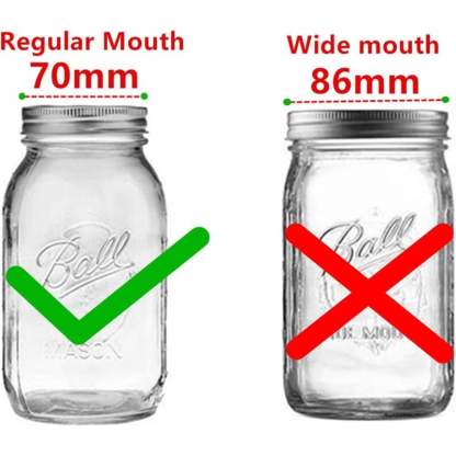 Universal Mason Jar Shaker Lids