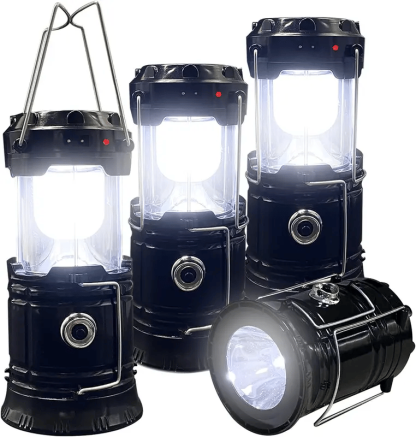 Collapsible LED Camping Lanterns Lightweight Solar