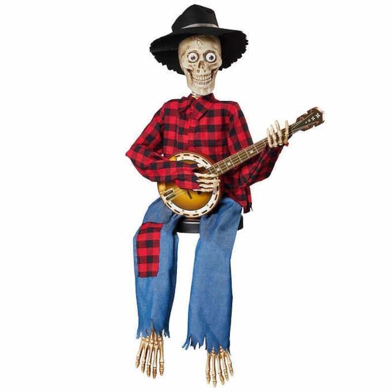 🔥Halloween Pre Sale 49% OFF - 💀Funny Animated Dueling Banjo Skeletons