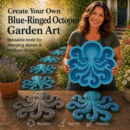 💥 LAST DAY 49% OFF - 🌊 Reusable Ocean Theme Garden Art Mold – Make Your Garden Truly One of a Kind 