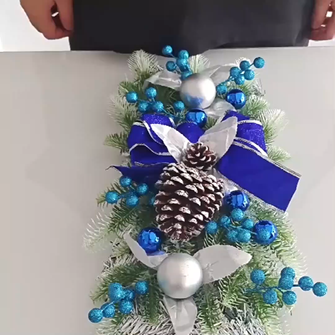 Christmas Garland The Cordless Prelit Stairway Swag Trim