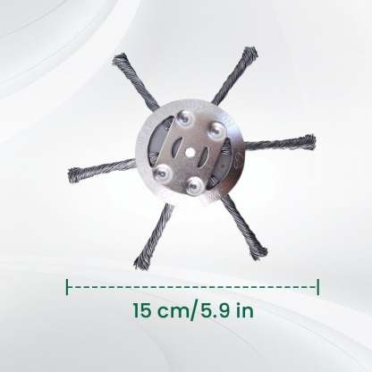 🔥Special Offer 50%OFF 👨‍🌾6 inch Steel Wire Brush Cutter Trimmer Head