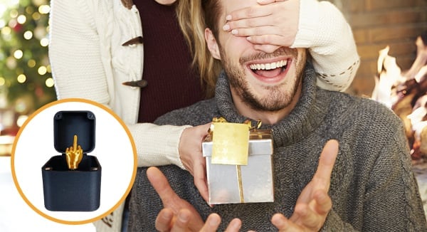 Finger in a Box Funny Gifts Pop Up Inappropriate White Elephant Idea