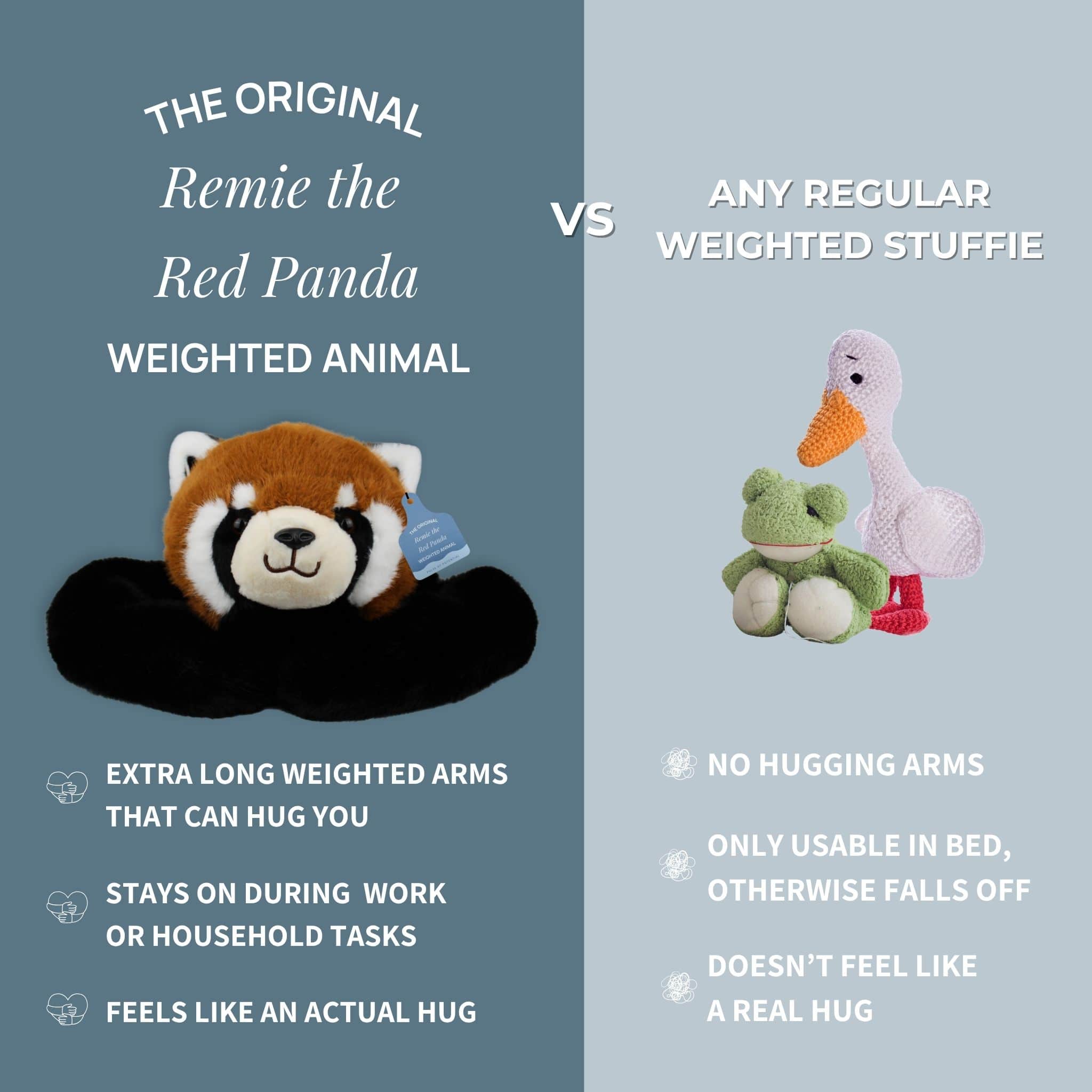Remie the Red Panda Weighted Animal