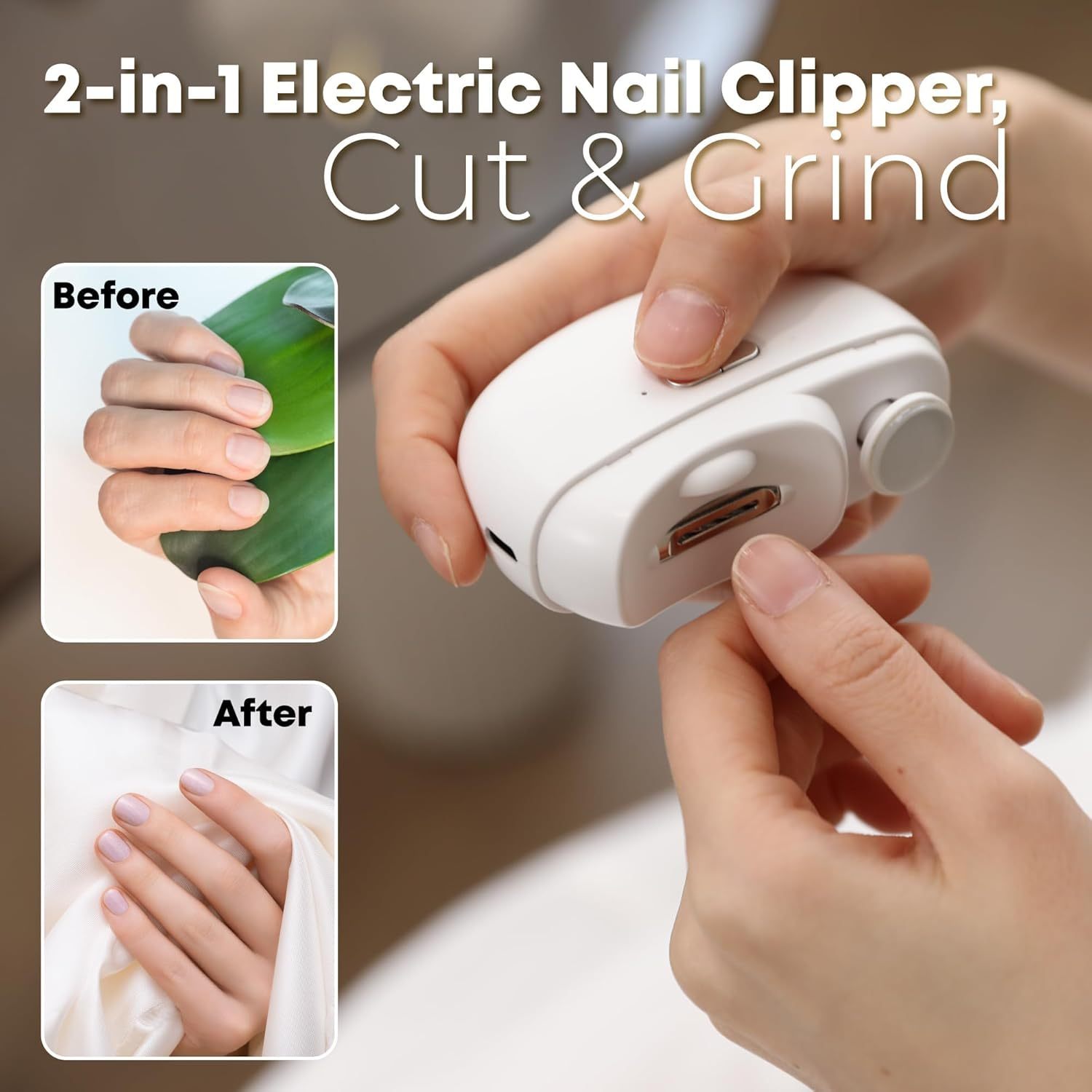 🔥Painless Smart Nail Clipper(Suitable for all nails)