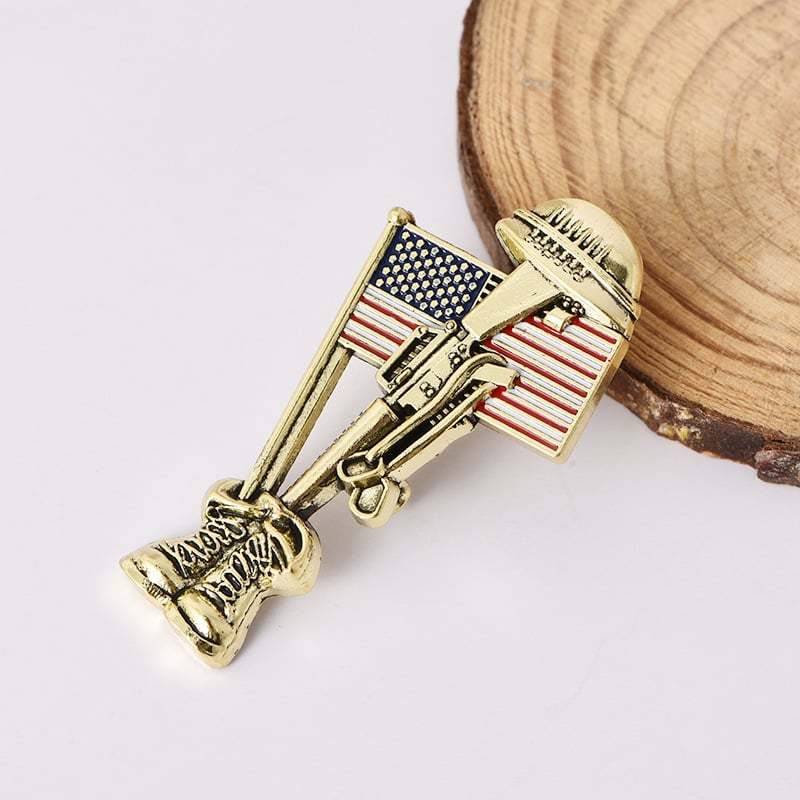 Handmade Soldier Memorial Pin