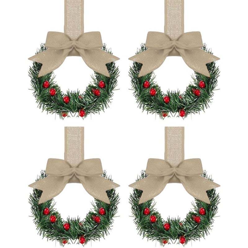 🔥$6.99 Today Only⚡ 50K+ SOLD! Almost Gone-💥🎁Christmas Mini Window Wreaths