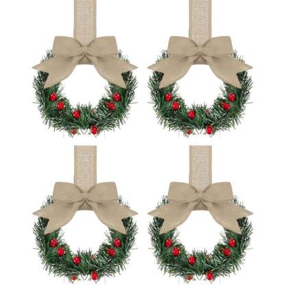 🔥$6.99 Today Only⚡ 50K+ SOLD! Almost Gone-💥🎁Christmas Mini Window Wreaths