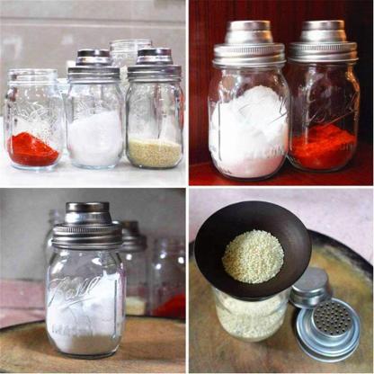 Universal Mason Jar Shaker Lids