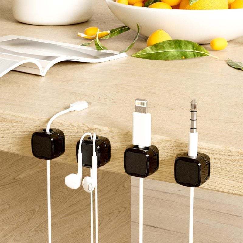 🔥BUY MORE SAVE MORE—Magnetic Cord Organizer, Easy Secure Adhesive Cable Management