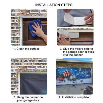 7' x 16' Happy Halloween Garage Door Mural