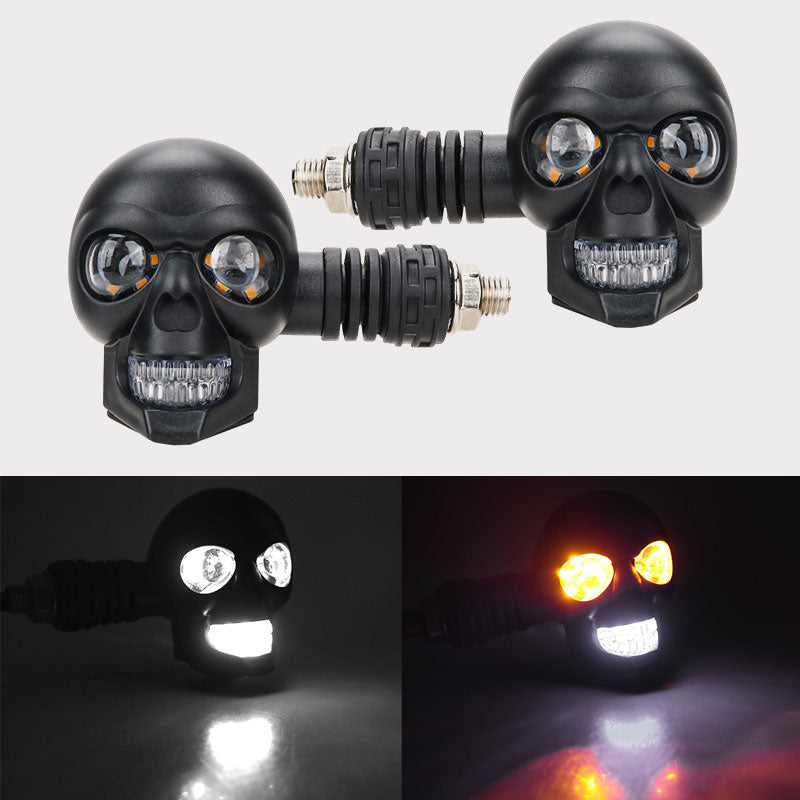 💀 Skull LED Turn Signal Lights