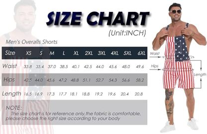 Flag Overalls Denim Shorts Denim Jumpsuit