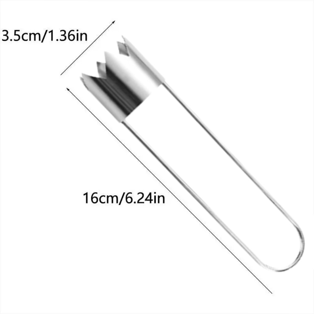 2 Pcs Fruit and Vegetable Corer Tool, Red Bell Pepper Seed Corer, Stainless Steel Fruite Corer