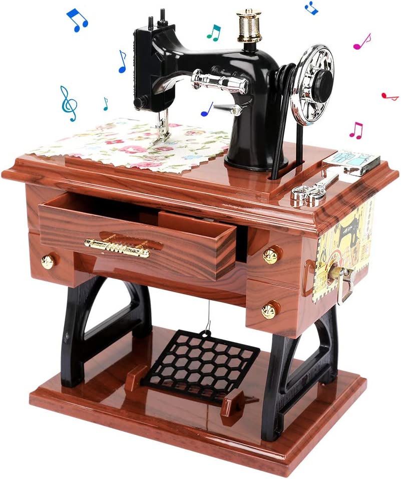 FLASH SALE 49% OFF💥Vintage Sewing Machine Design Music Box🎶