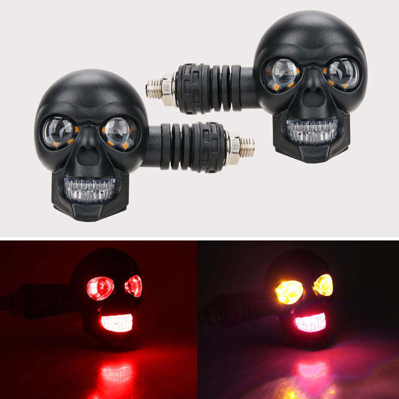 💀 Skull LED Turn Signal Lights