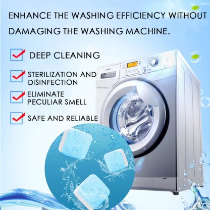 🔥Solange der Vorrat reicht 40 % Rabatt!🎉Washing Machine Deep Cleaner Tablets ( Buy 2 Get 3 FREE )