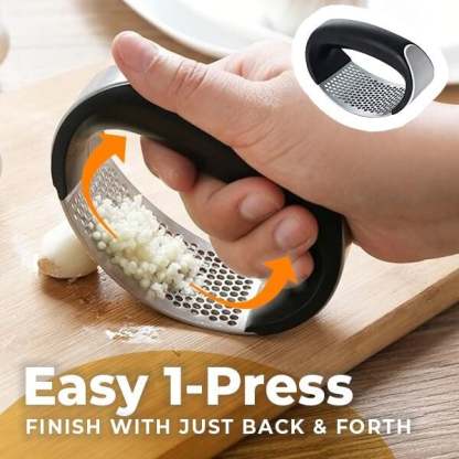 Special Offer Now) Stainless Steel Garlic Presser