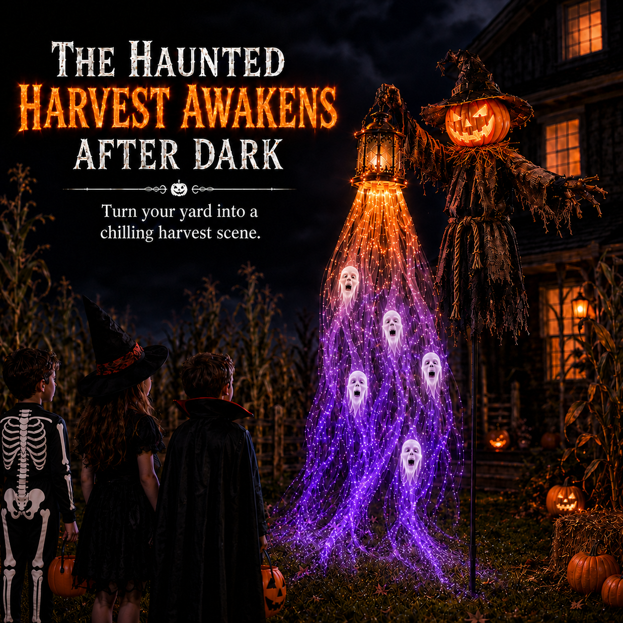 Animated Halloween Soul Harvester Garden Light Collection💀