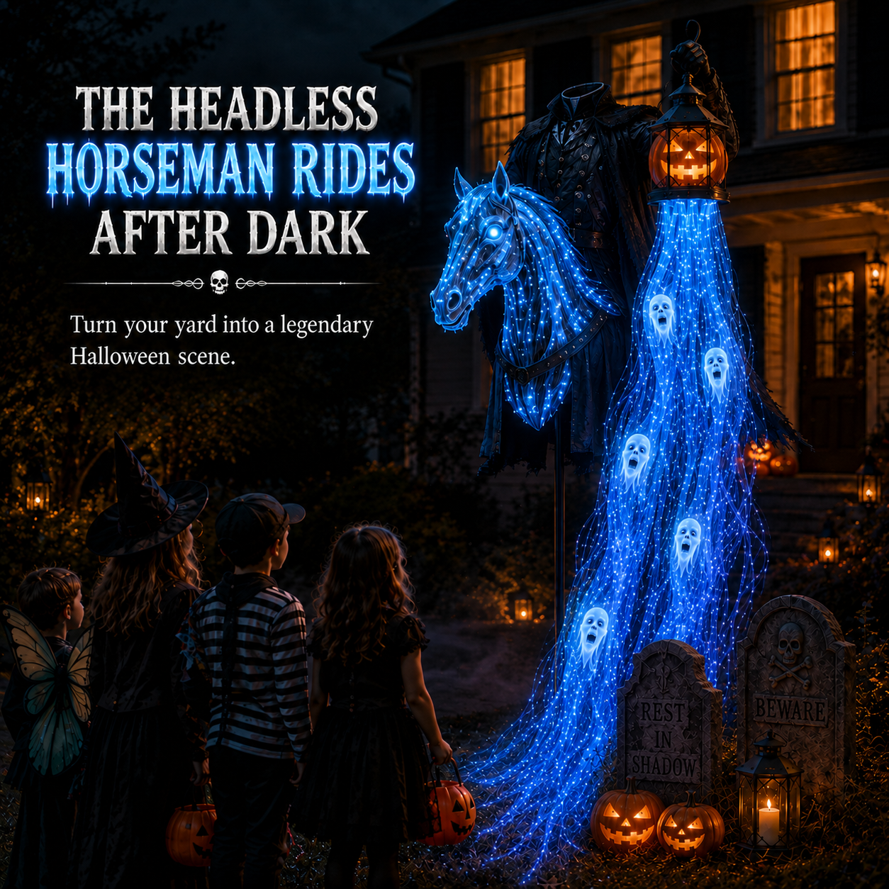 Animated Halloween Soul Harvester Garden Light Collection💀
