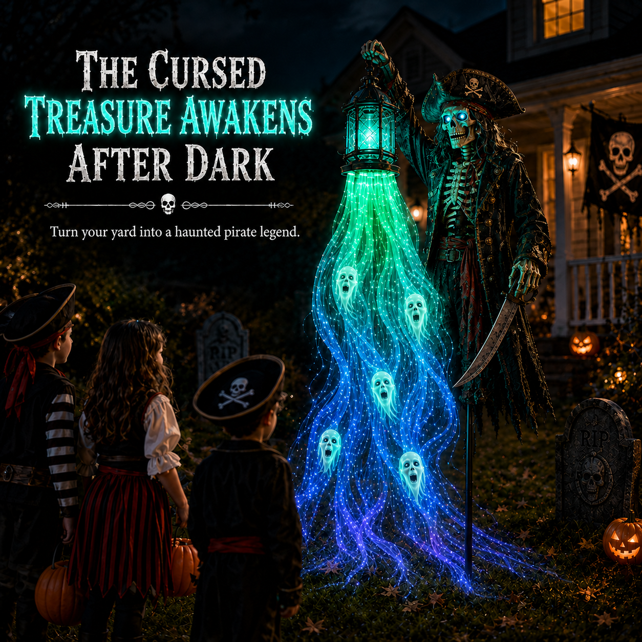 Animated Halloween Soul Harvester Garden Light Collection💀