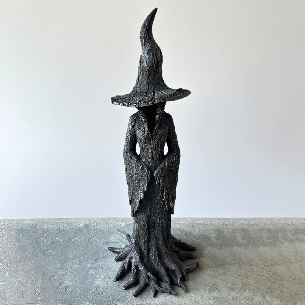 🔥LAST DAY 50% OFF - 🧙‍♀️💫Hand-Painted Enchanting Witch Statue: The Guardian of Your Home