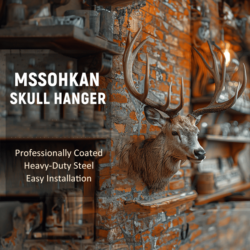 🎄2025 Christmas Sale - Christmas European Mount Skull Wall Hanger Hook