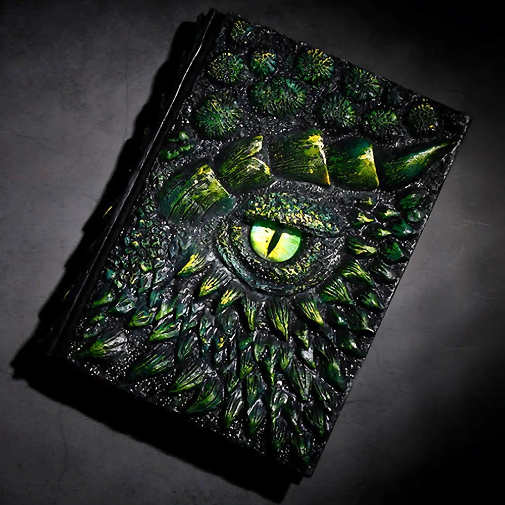 Artcharya 3D Dragon Eye Embossed Journal