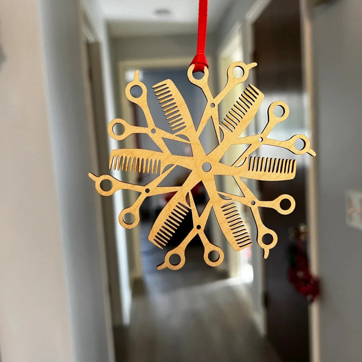 Hair Stylist Snowflake Ornament