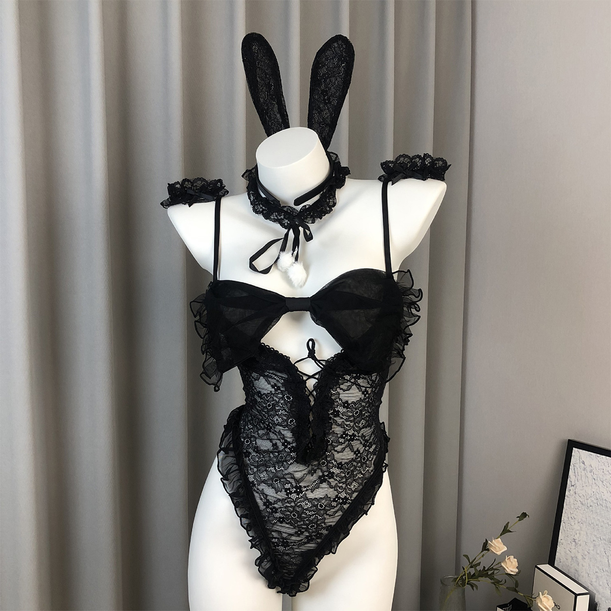Bow Tie Lingerie Bodysuit Sleepdress