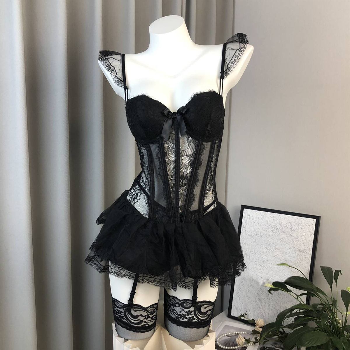 Lingerie with No-Remove Design