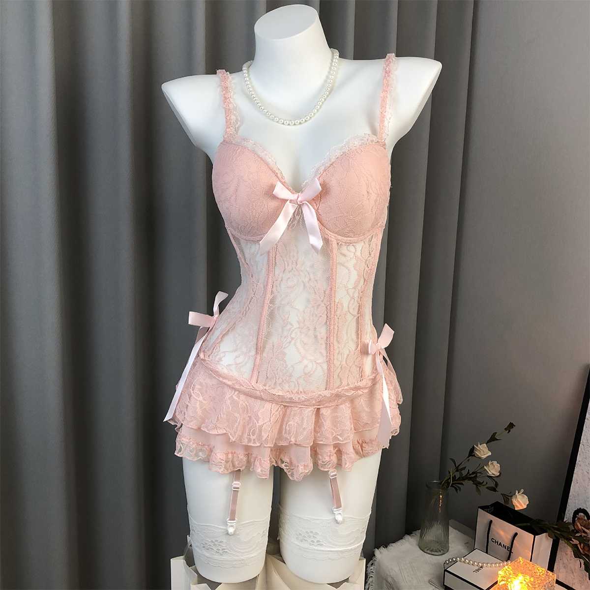 Lace Shaping Tank Top No-Remove Temptation Lingerie