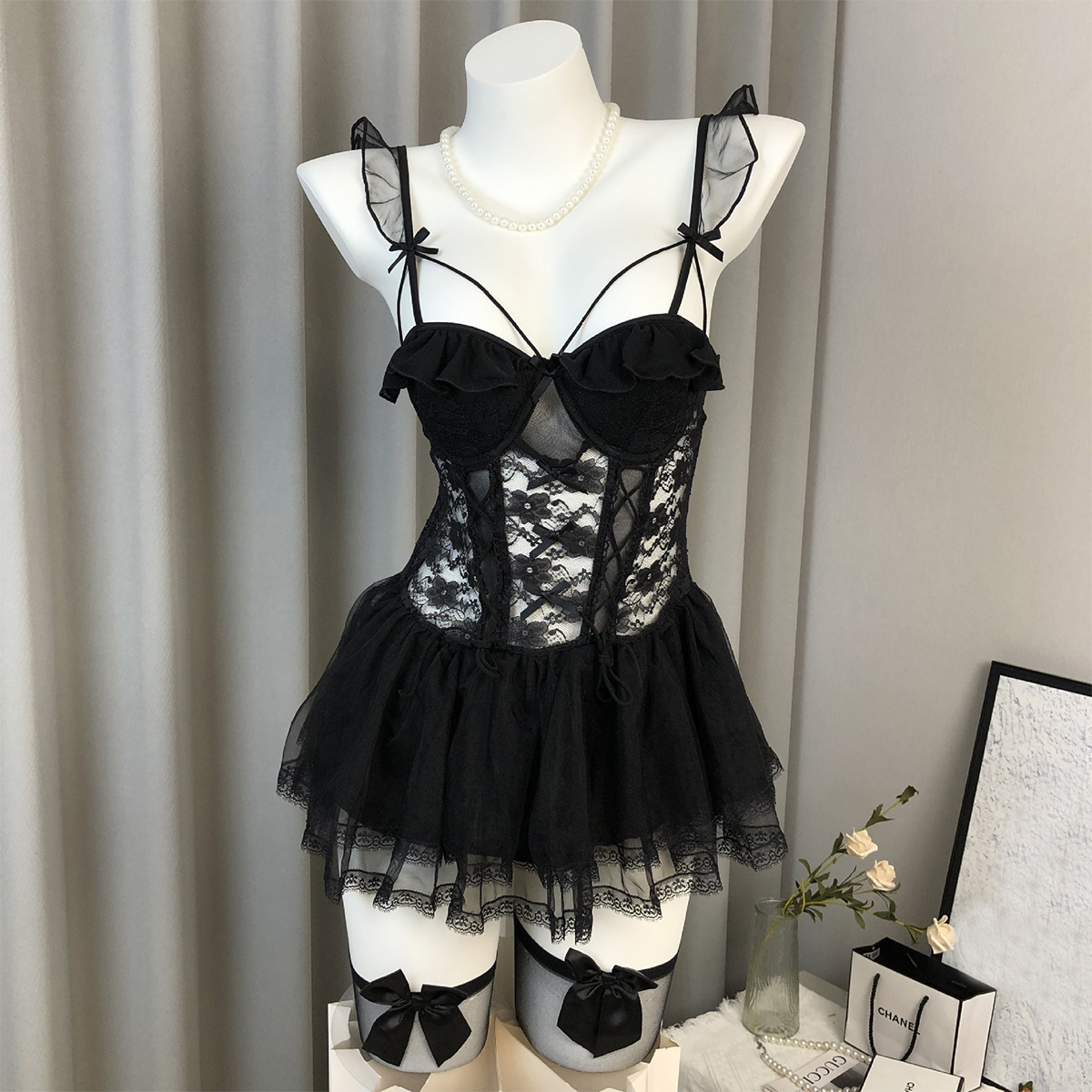 Lace Strappy Tank Top Shaping Lingerie 84