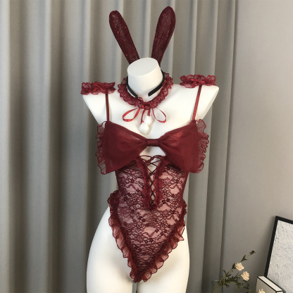 Bunny Lingerie Set with Midnight Charm 24