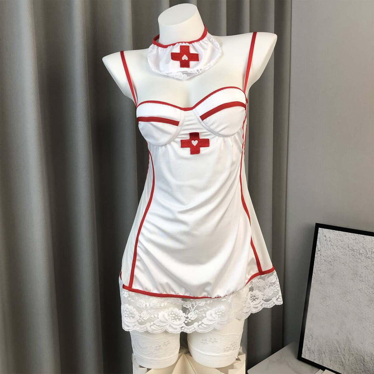 Strap Tank Top Shaping Nurse Outfit